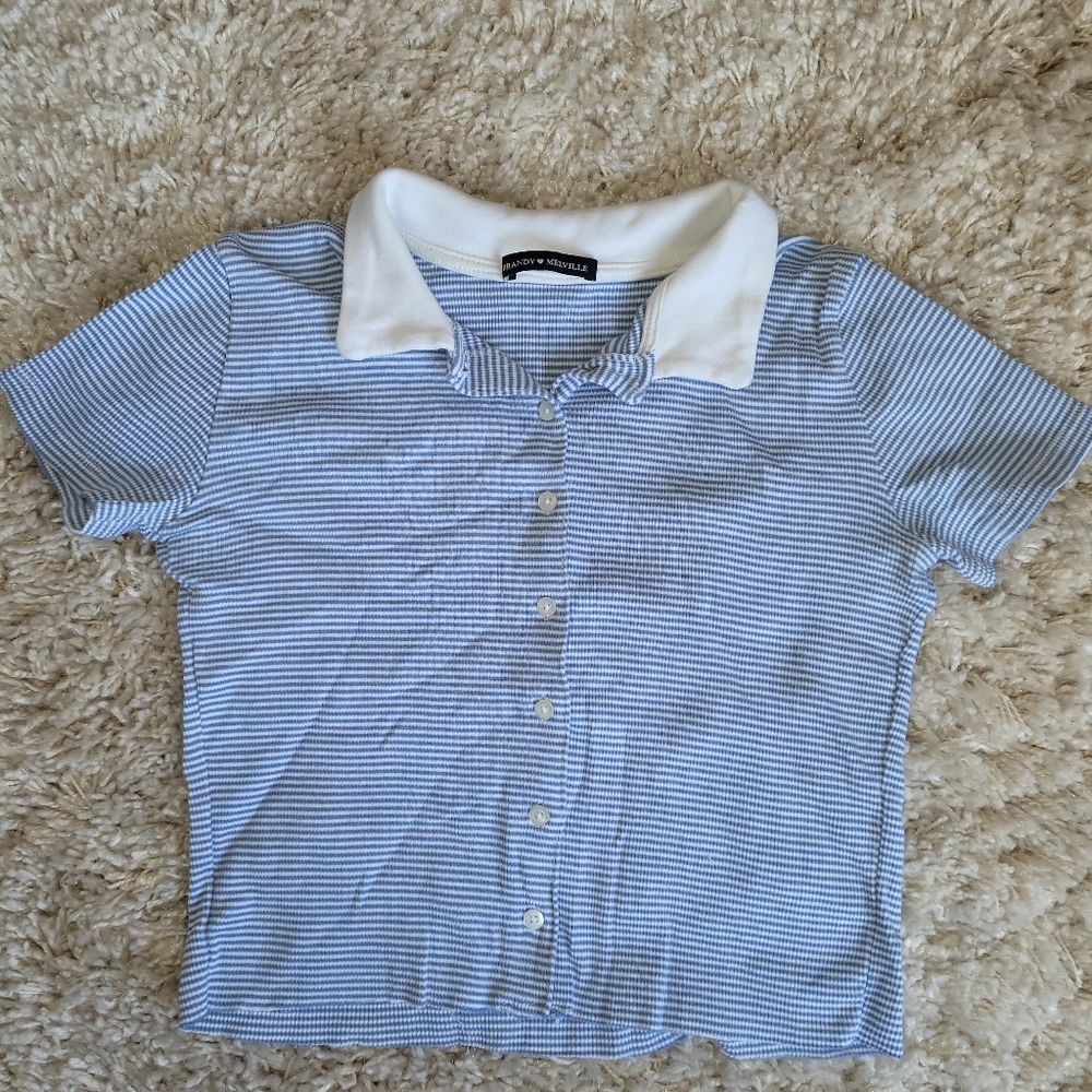 Brandy melville button tee